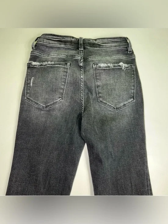 FLYING MONKEY - MID-RISE FLARE W/ EXPOSED BUTTON FLY & SLIT size 24 - Picture 8 of 10